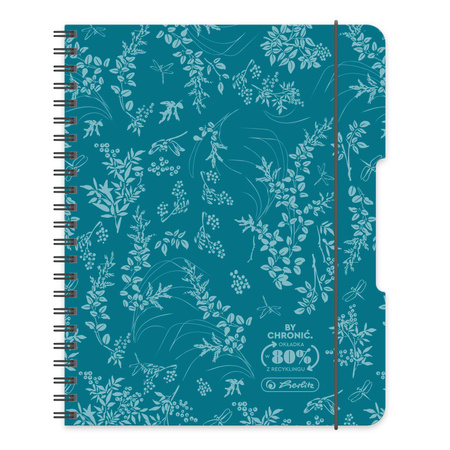 Paczka Kołobrulion A4 80 k. kratka Eco PP Colors turkus 4 szt.