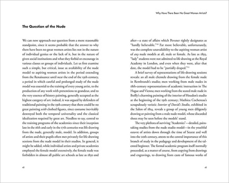 Why have there been no great women artists? wer. angielska