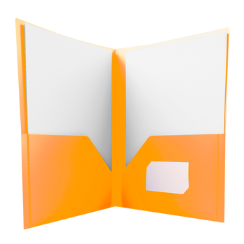 Skoroszyt A4 PP pomarańczowy