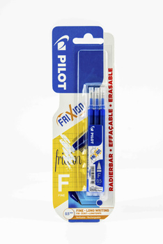 Wkład Frixion Ball Clicker 0,5 niebieski Pilot blister 3szt.