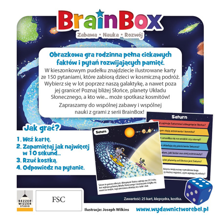 Gra BrainBox Pocket Kosmos