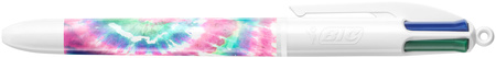 Długopis BIC 4 Colours Message Tie Dye DAST blister 1szt