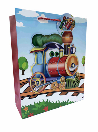 Torebki prezentowe chłopięce 9875C 12 sztuk