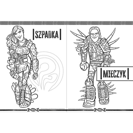 Jak wytresować smoka. Kolorowanki