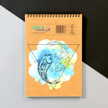 Szkicownik na spirali Ryby 05