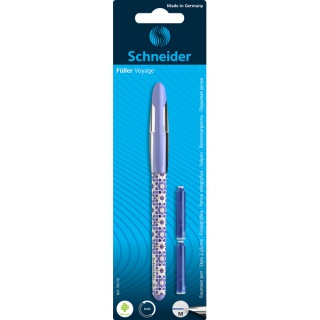 Pióro wieczne Schneider Voyage M + 2 cartridge mix. blister