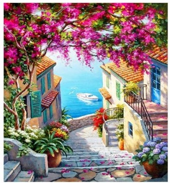 Diamentowa Mozaika Schody nad morzem NO-1008526