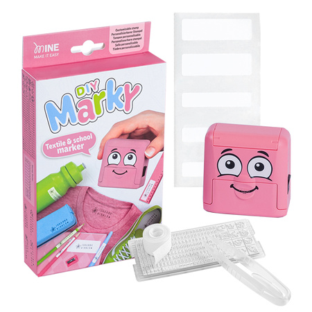 Pieczątka Drukarenka Diy Marky do odzieży różowa