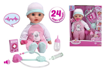 Lalka Laura Mały pacjent 30cm