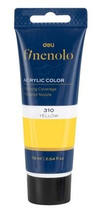 Farba akrylowa Finenolo żółta 75ml.