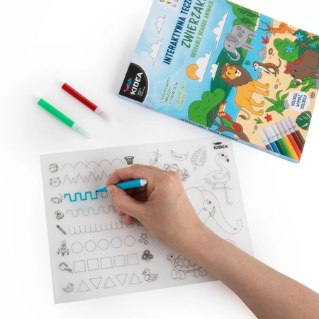 Interaktywna teczka zwierzaki Kidea