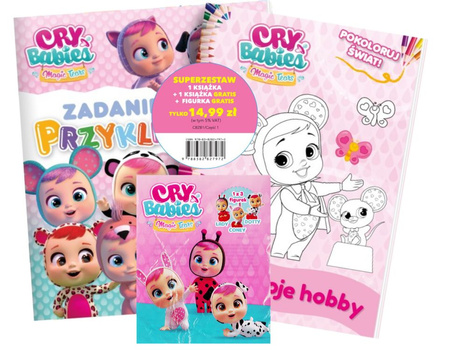 Cry Babies. Zestaw. Dwie książeczki oraz 1 z 3 figurek!