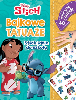 Stich idzie do szkoły. Stich. Bajkowe tatuaże