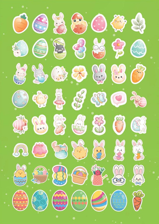 Wielkanoc z pomysłem 250 naklejek