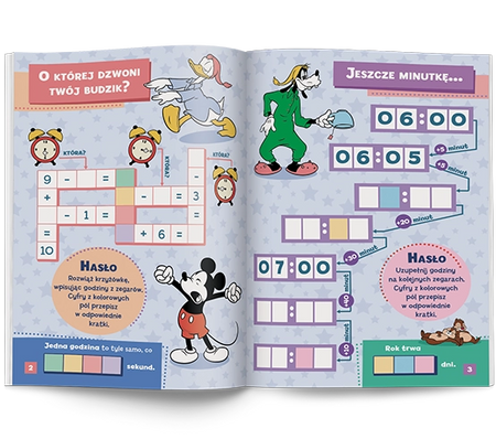 Disney Miki Krzyżówki matematyczne KRZ-9102