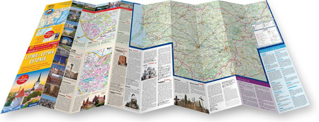 Litwa Łotwa map&guide PL laminat 2024
