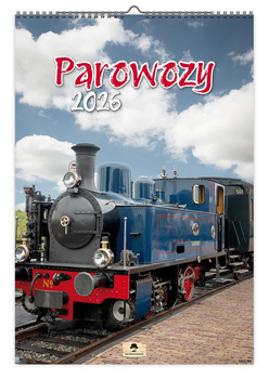 Kalendarz 2026 ścienny Parowozy A3 VD19