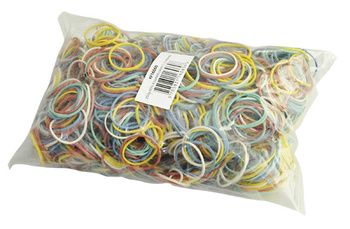 Gumki recepturki Q-CONNECT 250g średnica 25mm mix kolorów