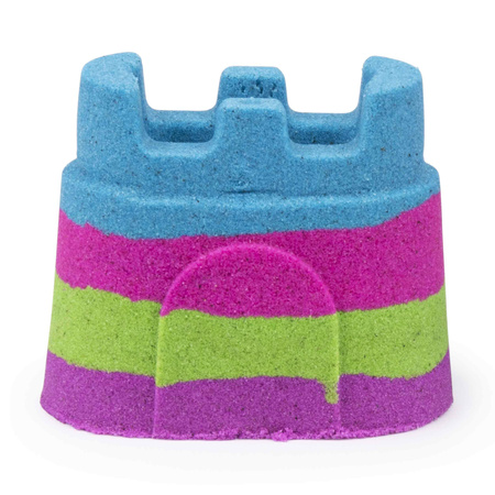 Piasek kinetyczny Kinetic Sand Mini Tęczowy Zamek