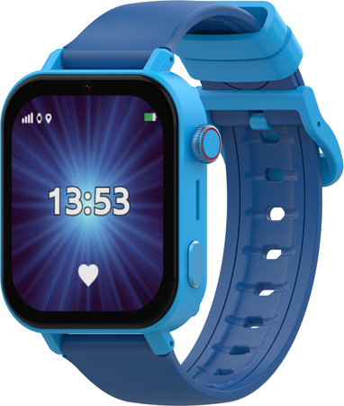 Smartwatch dla dziecka z funkcją lokalizacji GPS i połączeniami KiDiZ Premium niebieski