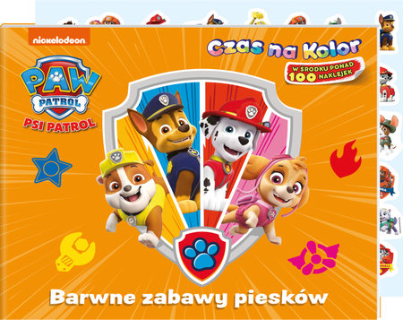 Barwne zabawy piesków. Psi Patrol. Czas na kolor