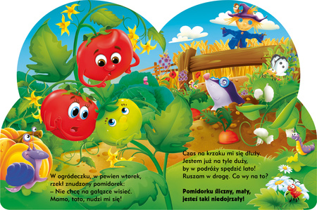Czerwony pomidorek. Wykrojnik