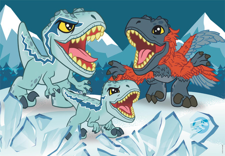 Puzzle 2 x 20 Super Kolor Jurassic World 24810