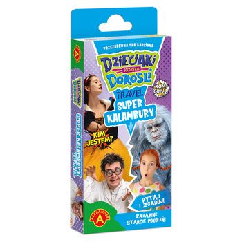 GRA DZIECIAKI KONTRA DOROŚLI - SUPER KALAMBURY TRAVEL 2906