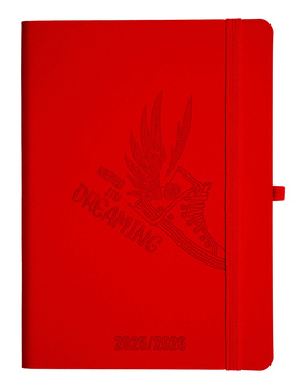 Kalendarz Szkolny 2025/2026 Salsa B6 tygodniowy czerwony but