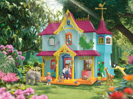 Playmobil Kolorowa willa dla zwierząt 71852