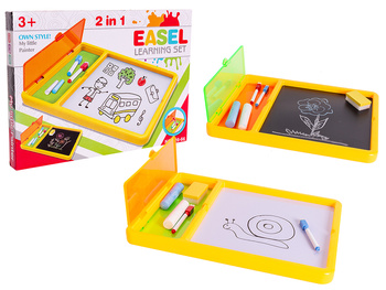 Tablica dwustronna z pojemnikiem na przybory 109329