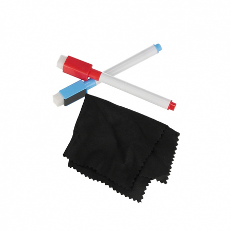 Tablica magnetyczna 2w1 z akcesoriami