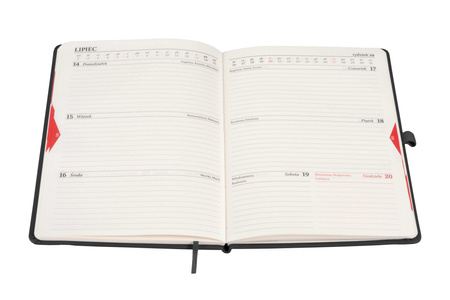 Kalendarz 2026 Memofix A5 TDW czarny