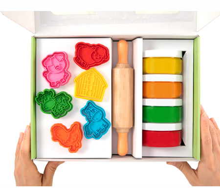 Zestaw kreatywny Farma naturalna ciastolina