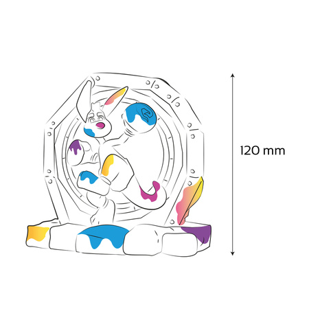 Kolorowanka 3D Kao The Kangaroo
