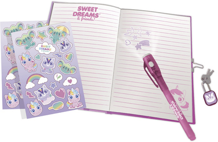 Pamiętnik z magicznym długopisem Sweet Dreams Jednorżce KL11632