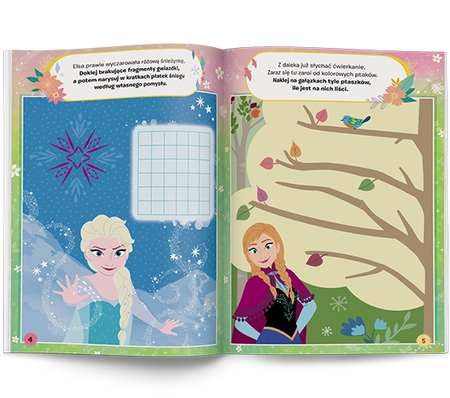 Kraina lodu 100 brokatowych naklejek NB-9109