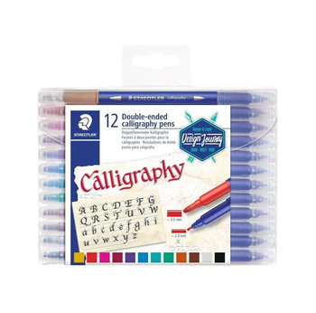 Pisaki artystyczne do kaligrafii Staedtler Design Journey 12 kolorów