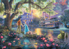 Puzzle 1000 PQ T. Kinkade Księżniczka i żaba Disney 112331