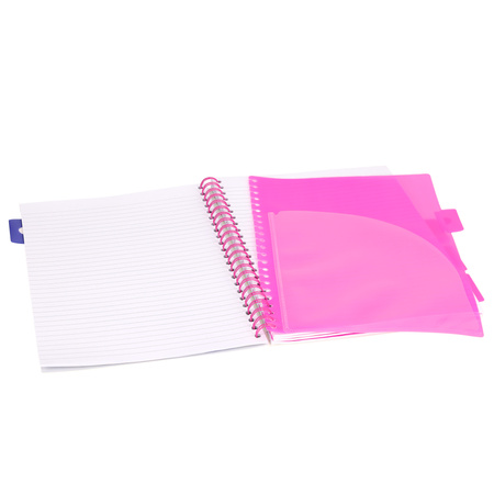 Kołozeszyt Strigo A4 Project Book Neon zielony linia