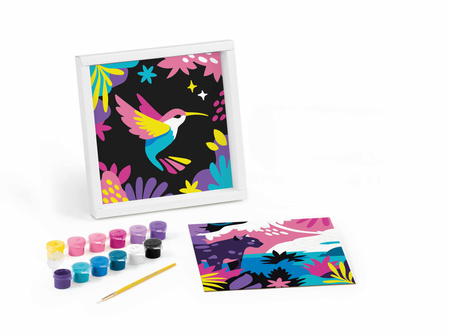 Malowanie po numerach Creativ Lepard i Ptaszek