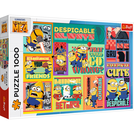 Puzzle 1000 Szalone przygody Minionków 10820