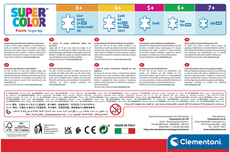Puzzle 2 x 20 Super Kolor Jurassic World 24810