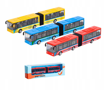 Autobus Miejski metalowy 1szt.mix