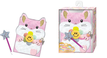 Futrzany pamiętnik z długopisem Królik