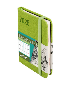 Kalendarz 2026 Awangarda A7 TDW zielony