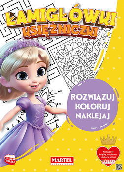 Łamigłówki księżniczki + naklejkami