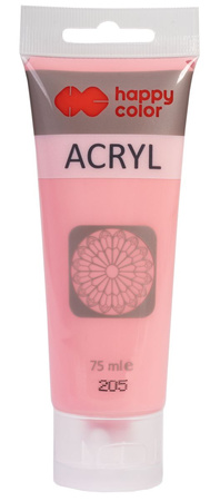 Farba akrylowa 75ml róż pudrowy pastelowy Happy Color