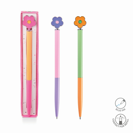 Długopis metalowy Kwiatek 1szt.mix
