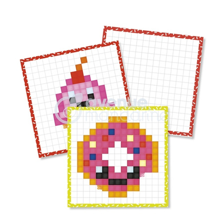 Kolorowanka Graffy Pixel Słodkości